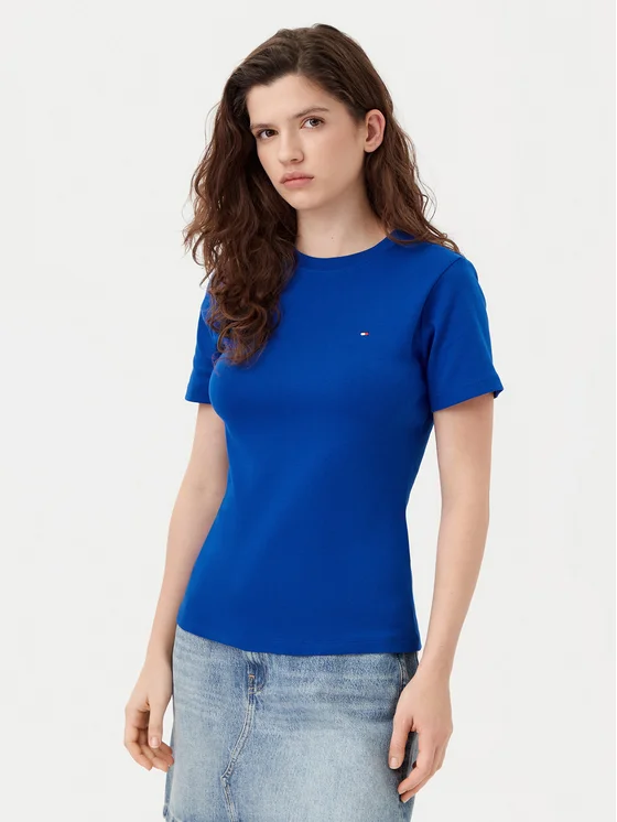 Tommy Hilfiger Camiseta New Cody (Azul Slim Fit)