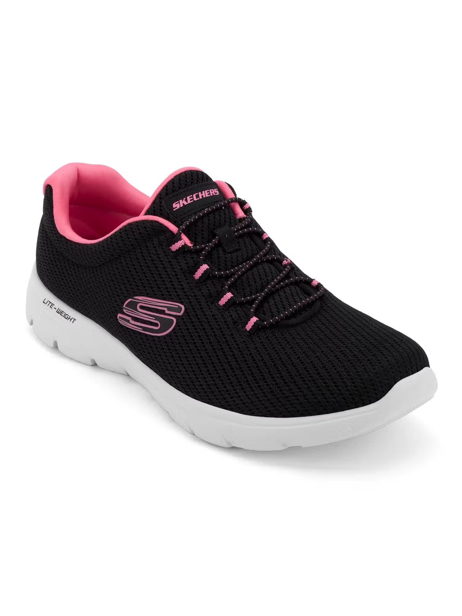 SKECHERS Women Summits - Quick Lapse Black Running Shoes