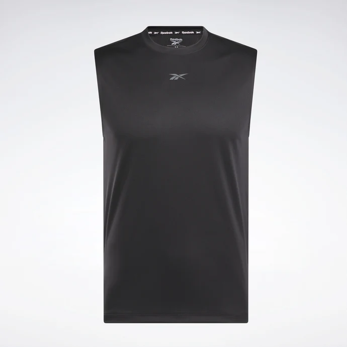 Camiseta Musculosa Deportiva Reebok – Negro - Imagen 2