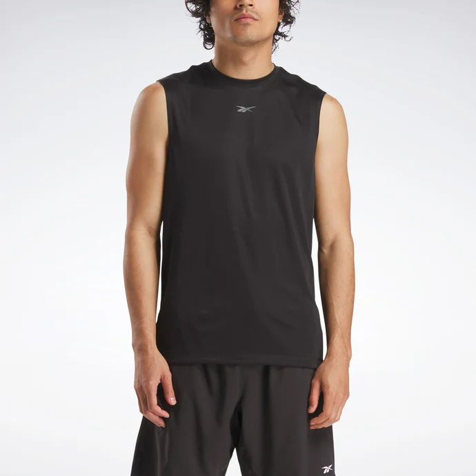 Camiseta Musculosa Deportiva Reebok – Negro