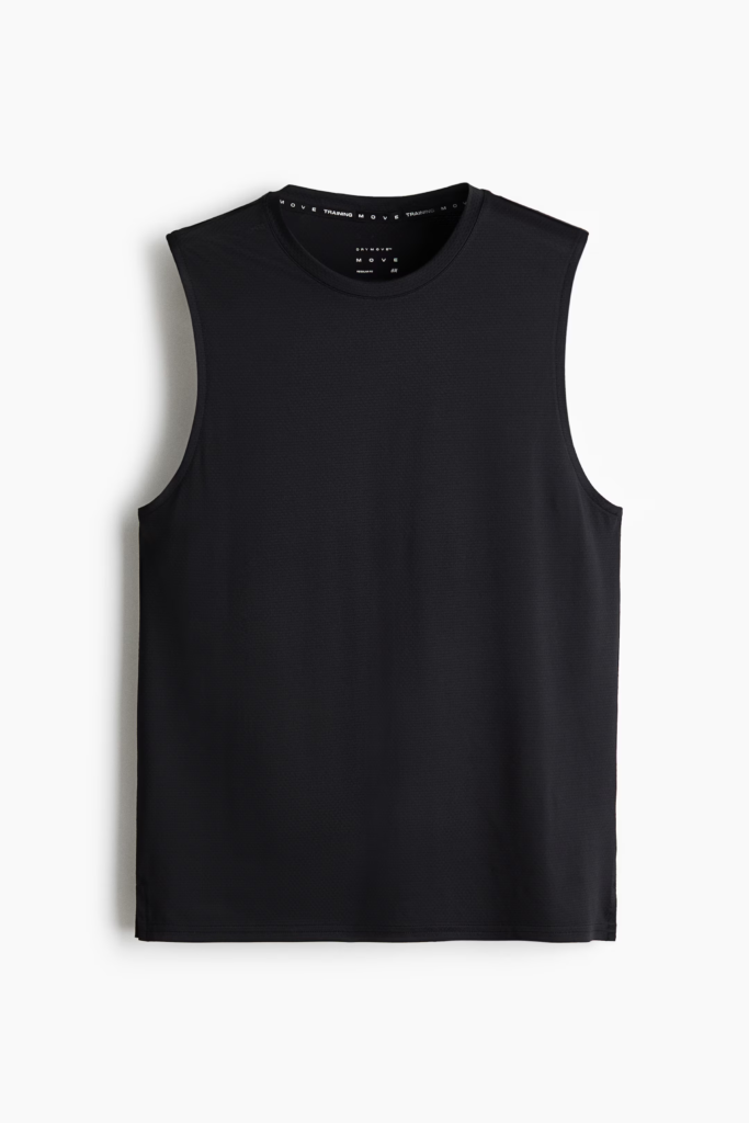 Camiseta de Entrenamiento sin Mangas H&M Move – Negro
