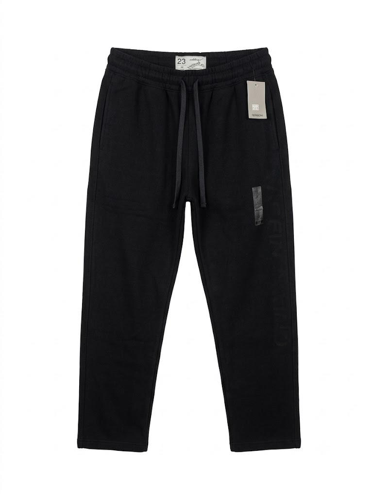 Pantalón Jogger / Bermuda Larga V Connection – Negro Minimalista