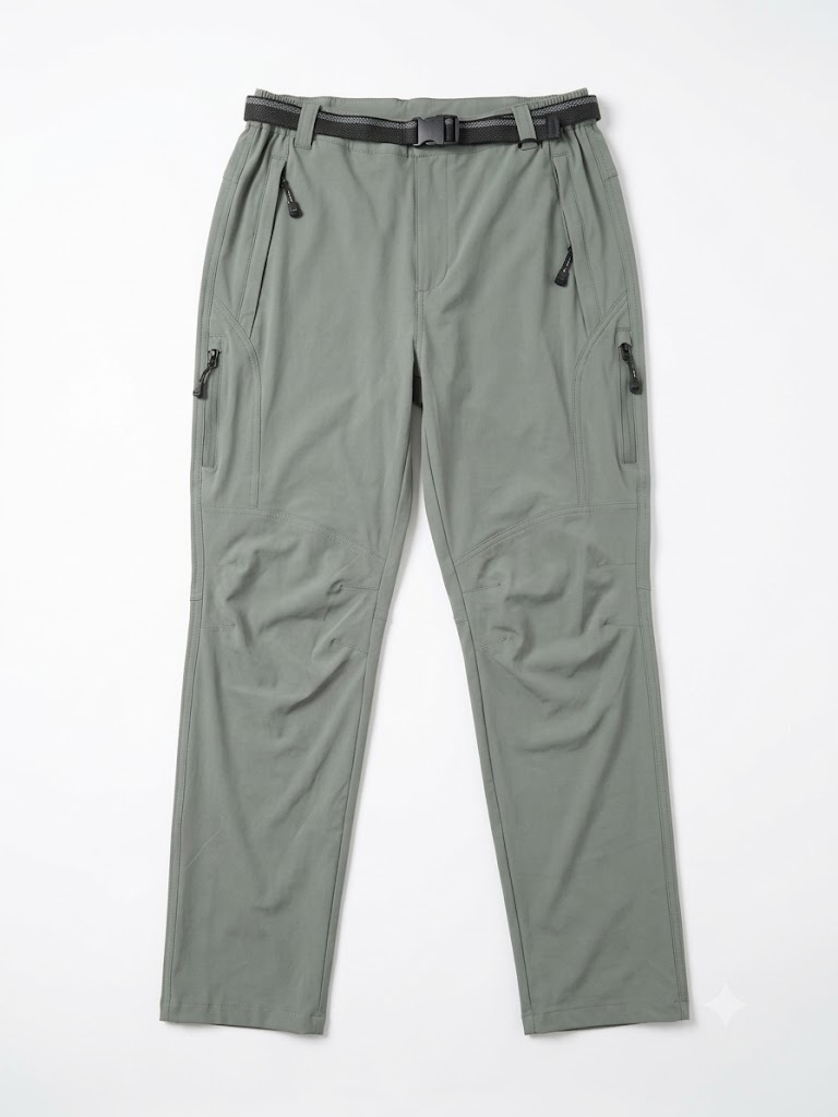 Pantalón Cargo Táctico de Senderismo / Outdoor – Verde Olivo / Gris Verdoso
