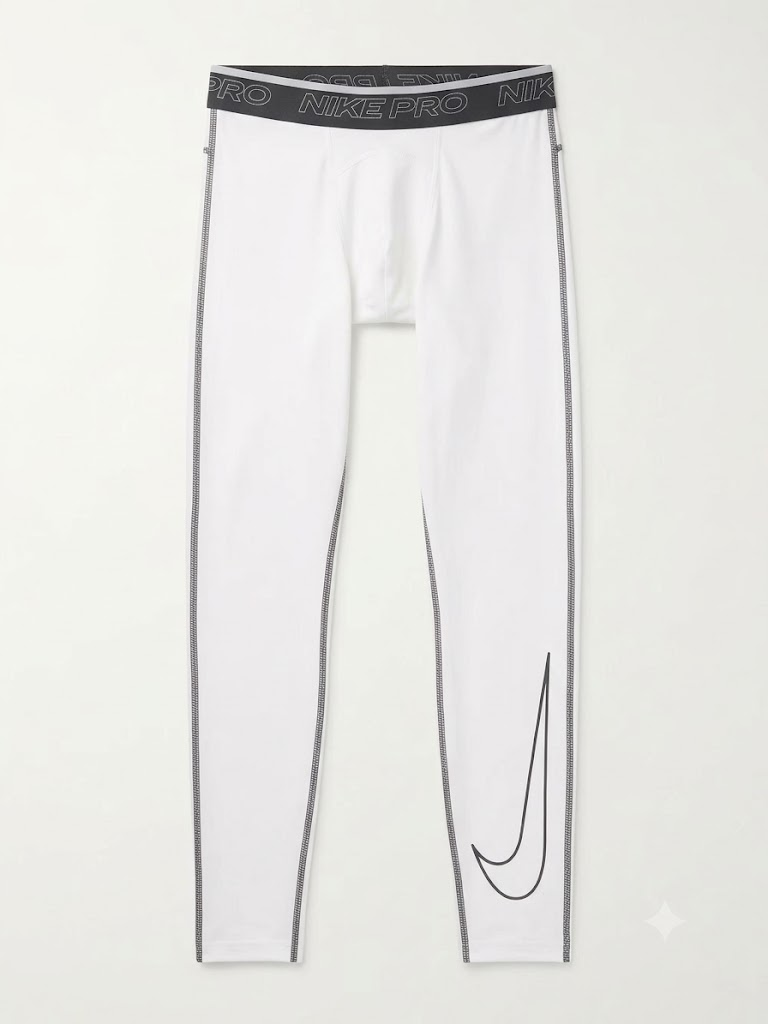 Licra Larga de Compresión / Leggings Nike Pro Dri-FIT – Blanco