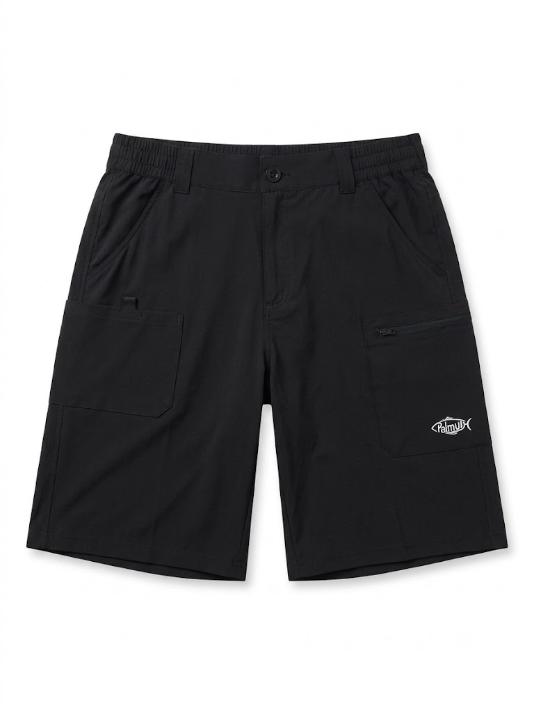 Bermuda Cargo Outdoor / Short Táctico de Senderismo y Pesca Pelagic – Negro