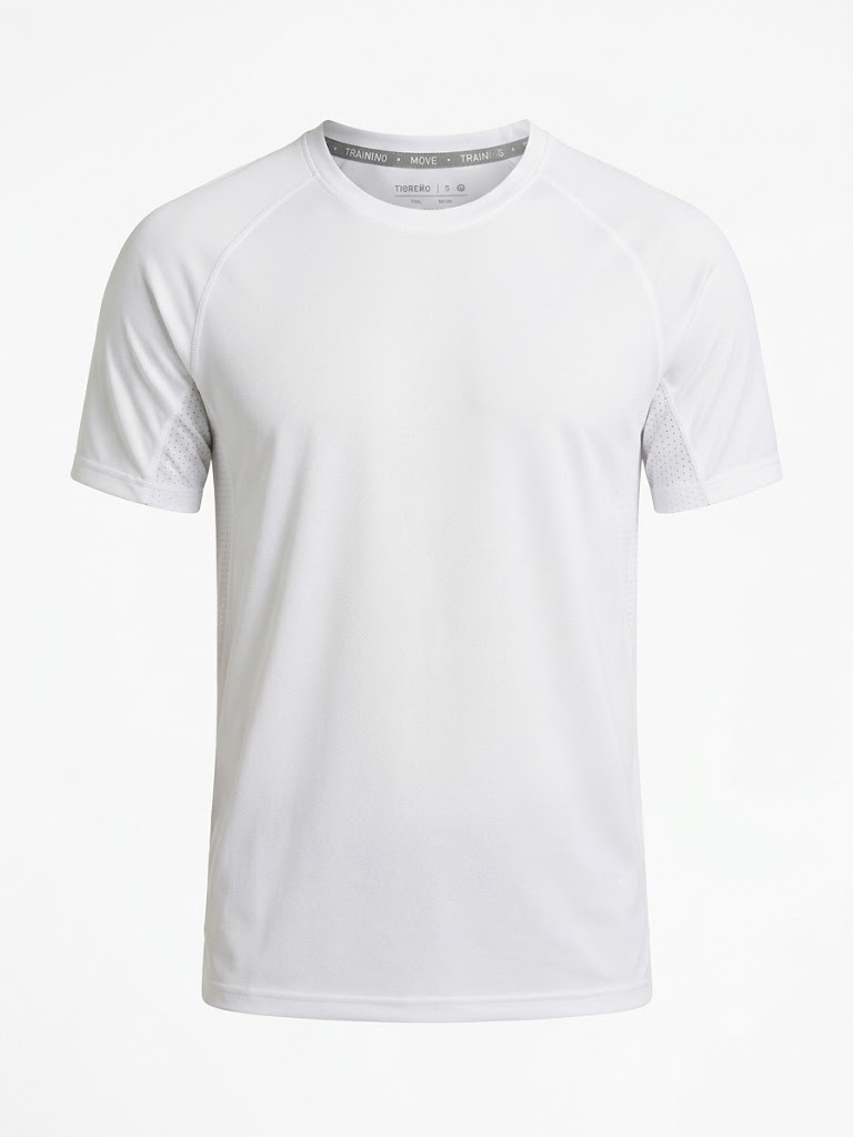 Camiseta Deportiva Raglán H&M Move DryMove™ – Blanco / Pure White
