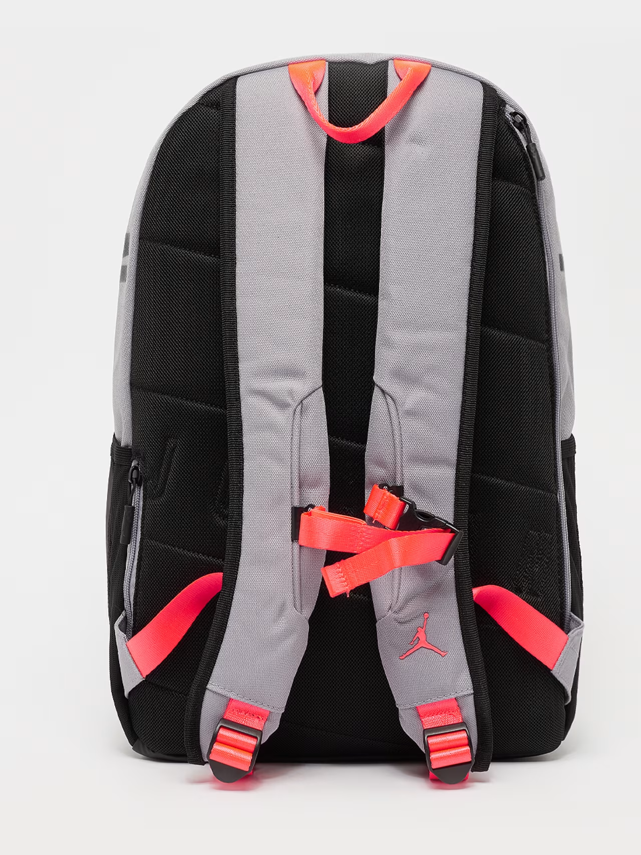 Mochila Urbana / Deportiva Air Jordan Jumpman – Gris / Negro con Acentos Naranja Neón - Imagen 3