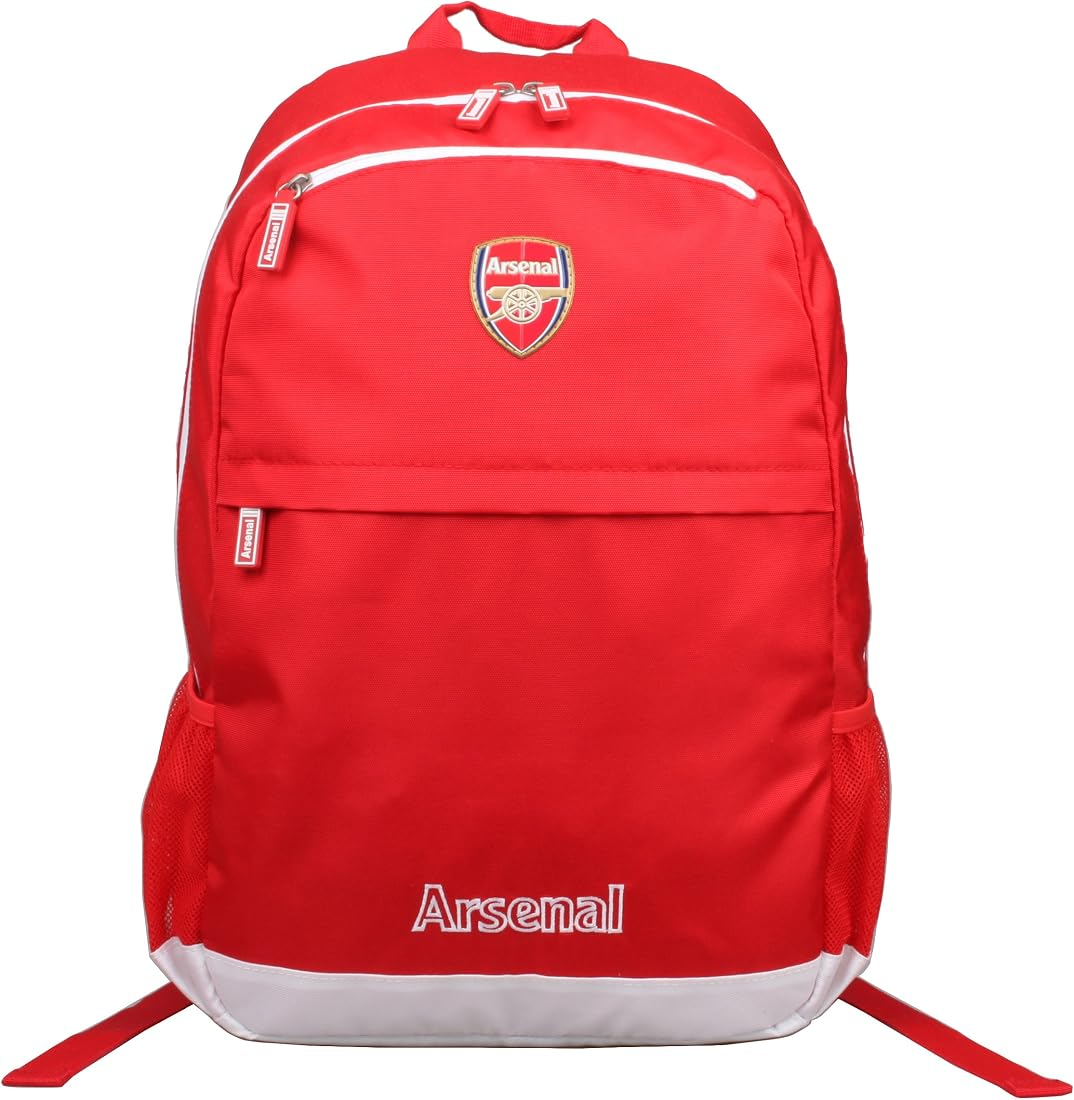 Mochila Oficial de Fútbol Arsenal FC – Rojo / Blanco / Red & White