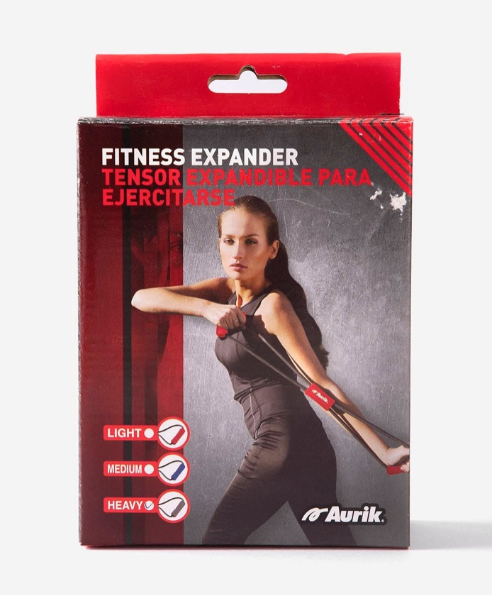Tensor Expandible para Ejercitarse / Liga de Resistencia Aurik Fitness Expander – Resistencia Alta / Heavy