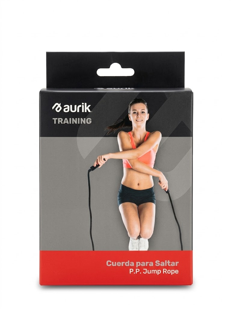 Cuerda para Saltar / Lazo de Salto Aurik Training P.P. Jump Rope – Negro