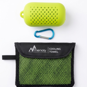 Toalla Refrigerante de Microfibra con Estuche de Silicona Menoly Cooling Towel – Verde Neón / Lime Green
