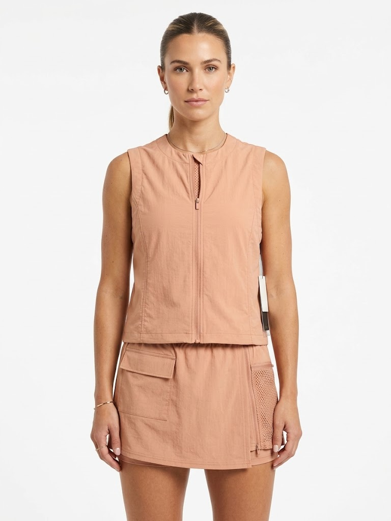 Conjunto Deportivo Mono B "Utility & Style" de 2 Piezas – Color Nude