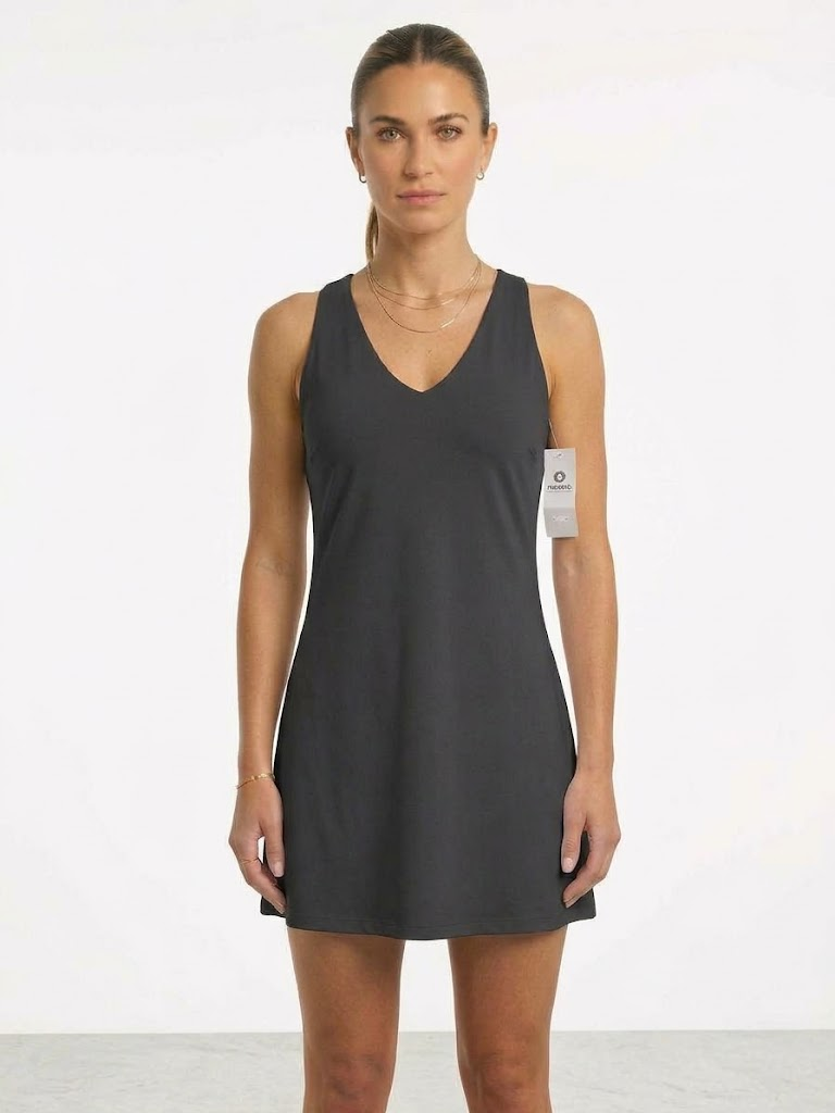 Vestido Deportivo Mono B "Active Essential" – Gris Grafito / Carbón
