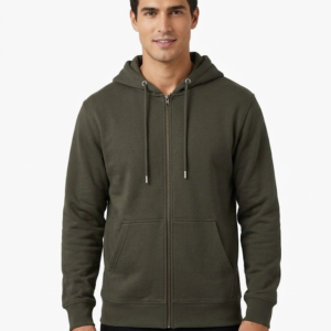 Chompa / Sudadera con Cierre y Capucha H&M Move – Verde Militar / Olivo