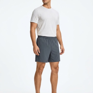 Short Deportivo de Running / Entrenamiento para Hombre – Gris Oscuro